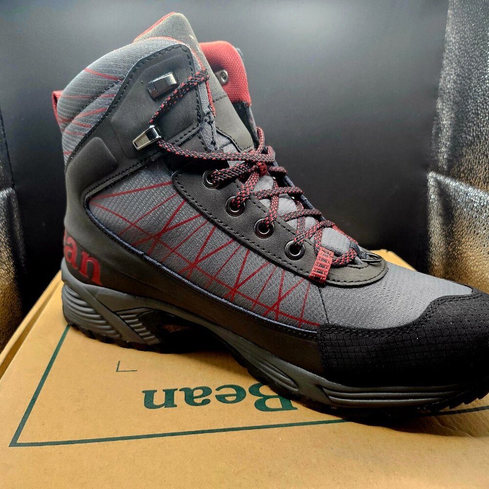 LL BEAN Snow Challenger Hiking Boots, Men's Size 9.5, Dark Gray, Brand New In Bx - Picture 3 of 14